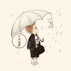 打傘避雨Nomo