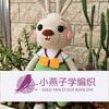 小燕子学编织