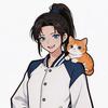 屋顶呼噜的猫猫