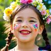 斑斓有致面部彩绘