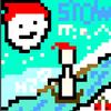 雪人玩水