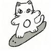 小猫爱冲浪