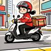 宝妈坚持跑外卖🚲