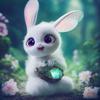 萌兔追剧