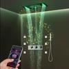 浴旺酒店暗装LED音乐淋浴花洒
