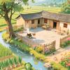 田野上的小木屋
