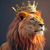 戴王冠的狮子