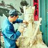 张师傅木雕真人像及神像