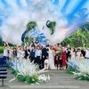 七彩烟墙 七彩祥云