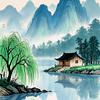 林间闲适修心者