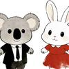 红考拉🐨和黑兔子🐰