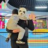 庄里熊猫游玩记