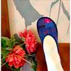 百蝶图手工布鞋