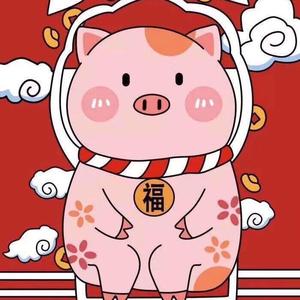 粉红飞天猪头像