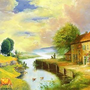 青青河边柳色新头像