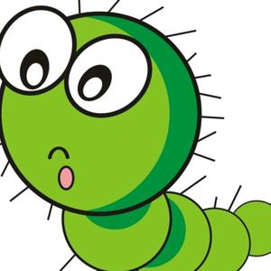 奋斗的毛毛虫头像