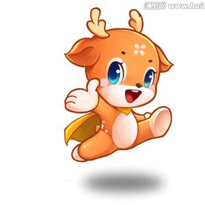 奔跑的小鹿头像