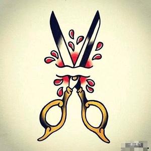 一条小剪刀头像