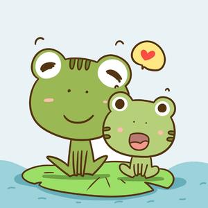 动漫青蛙情侣头像一对图片
