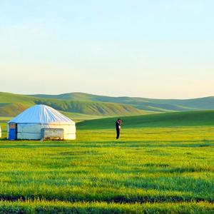 蒙古风景头像图片