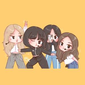 BLACKPINK四只小猫咪头像