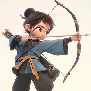 90后射箭大叔头像