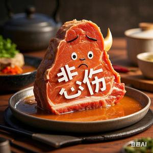 悲伤的牛腩头像