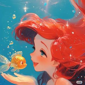 欣欣爱游泳头像