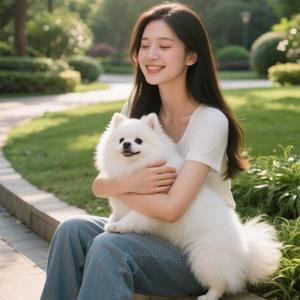 有只博美🐶星星🌟头像