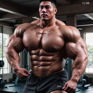 恩恩爱健身头像