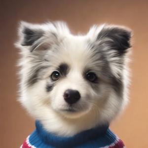 边牧张来福的狗友圈头像