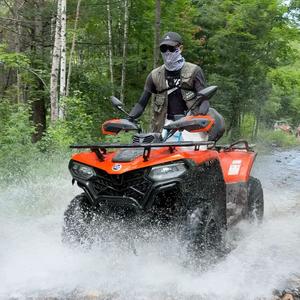 长白山越野摩托车森林穿越头像