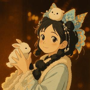 一只粗鲁的猫咪头像