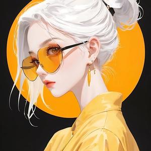 爱吃兔子的狮子头像