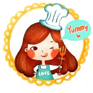 懒懒爱美食头像