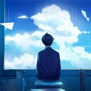 蓝色天空，头像