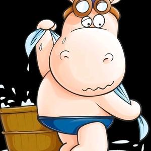 爱喝茶的大河马头像