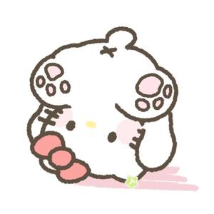 蝴蝶聚扣糖头像