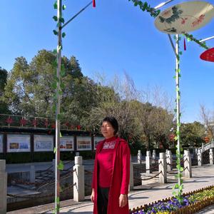 李细风广场舞，春天风景真好头像