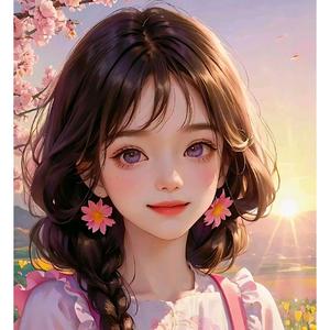 爱听故事的女孩头像