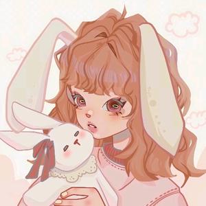 婧子照镜子头像