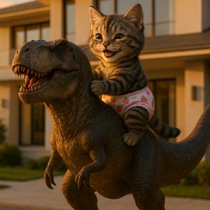 一只调皮小猫头像