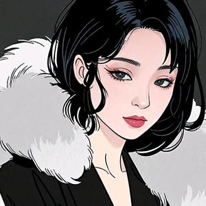 沐雪而歌时尚毛绒女装头像