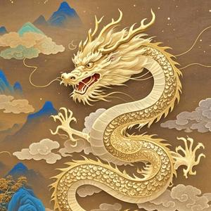 义静师傅说龙头像