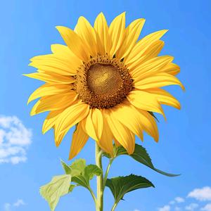 一颗奔跑的向日葵头像