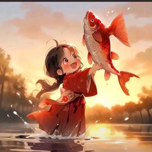 落笔生花，福财自来头像