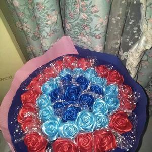 星星丝带玫瑰花