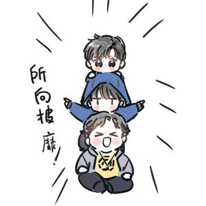 铁三角漫画头像图片